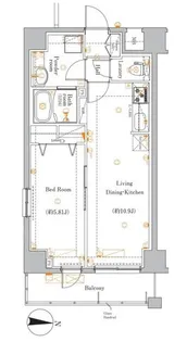 シャルム亀戸【5階】の間取り