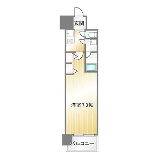 スプランディッド神戸北野【9階】の間取り