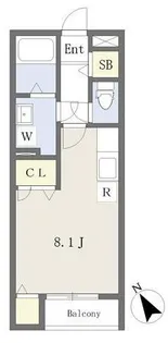 リアン【1階】の間取り