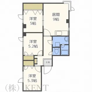 CASA秋桜【2階】の間取り