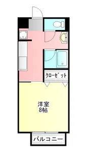 ノーブルFUJII B【1階】の間取り