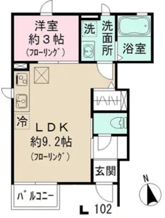 PRAISE ONE【1階】の間取り