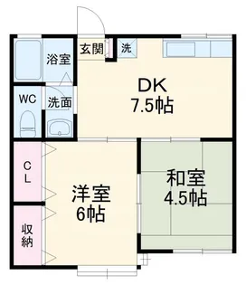 コーポラス3【1階】の間取り