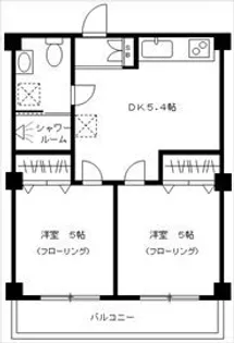 東京都新宿区住吉町【マンション】の間取り