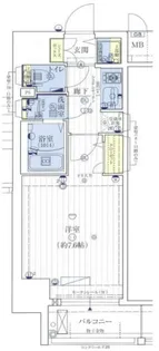 大阪府大阪市福島区吉野4【マンション】の間取り