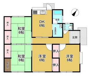 岐阜県瑞浪市陶町水上【一戸建】の間取り