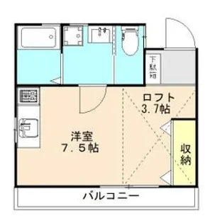 ローレル【2階】の間取り