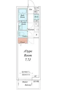 東京都清瀬市松山2【マンション】の間取り
