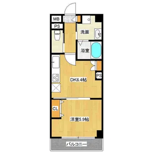 千葉県千葉市中央区今井3【マンション】の間取り