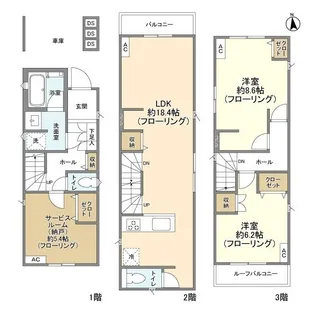 埼玉県さいたま市南区根岸4【一戸建】の間取り