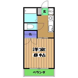 ヴァンテアン【2階】の間取り