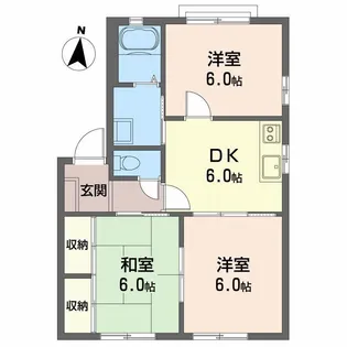 グランシードあい C棟【1階】の間取り