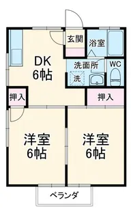 豊保コーポ【2階】の間取り