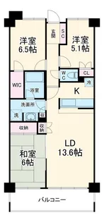 リーベスト東中山【3階】の間取り