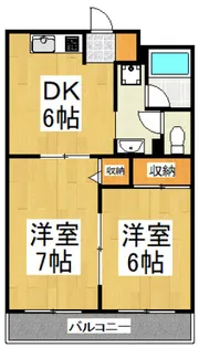 志木アーバンハイツ【3階】の間取り