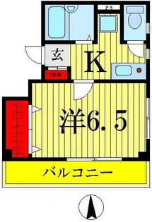 レグルス押上【3階】の間取り