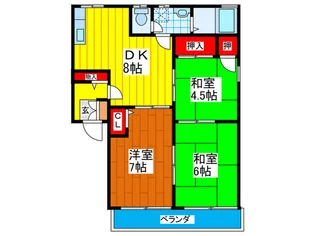 メゾン大久保【2階】の間取り