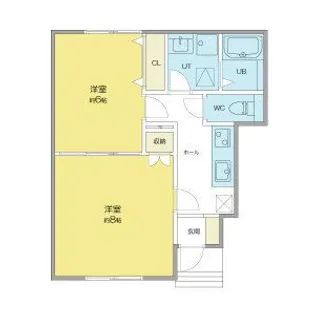 Maison de Rich 中山【1階】の間取り