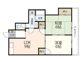 シャルム成城【1階】の間取り