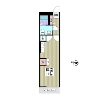 サンネクテール恵比寿【2階】の間取り