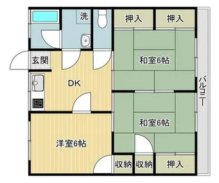 ハイムブドウ園【2階】の間取り