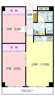 メゾン藤が丘【3階】の間取り