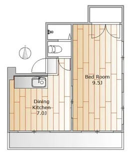 用賀1514【4階】の間取り