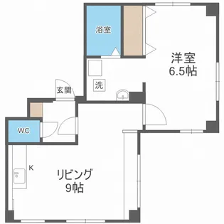 北海道札幌市西区西町北6【マンション】の間取り