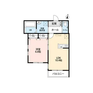 神奈川県横浜市南区大岡1【アパート】の間取り