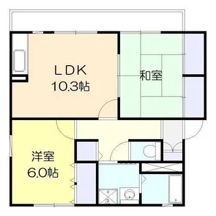 ナチュール本郷B棟【1階】の間取り