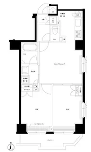 東京都墨田区緑2【マンション】の間取り