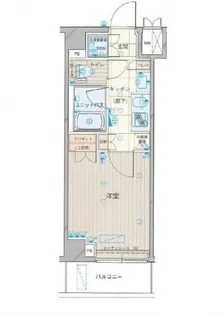 ルーブル川崎中丸子【4階】の間取り