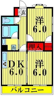 ラフォーレ オオモリ【1階】の間取り