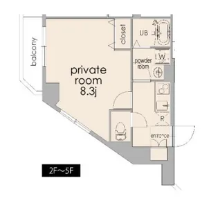ville信濃町【2階】の間取り