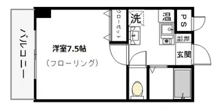 サンリット本山南【4階】の間取り