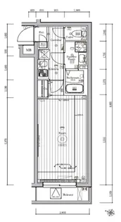 東京都大田区仲池上2【マンション】の間取り