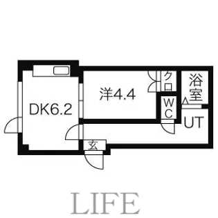 ハーベスト栄通【3階】の間取り
