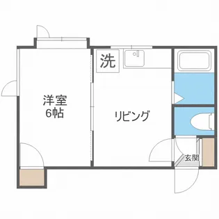 エミネンス北大西【3階】の間取り