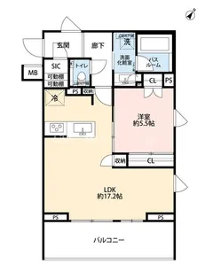 アトラス青山レジデンシャル【2階】の間取り