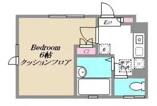 ドゥエルオオタニ【1階】の間取り