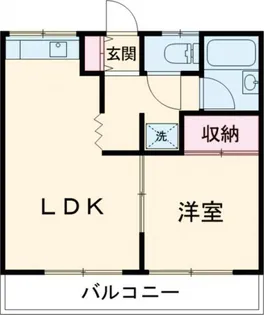 コーポゆうあい【1階】の間取り