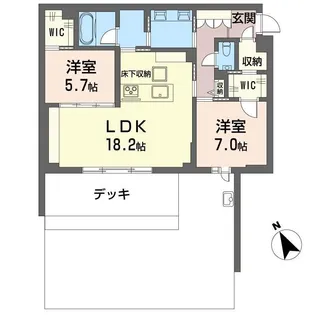 シャーメゾン藤雅庭【1階】の間取り