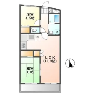 エンゼルハイム和田町【2階】の間取り