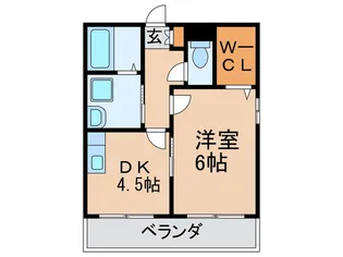 第2ハイツなごみ【2階】の間取り