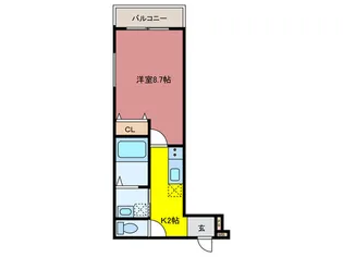 フジパレス高井田西V番館【3階】の間取り