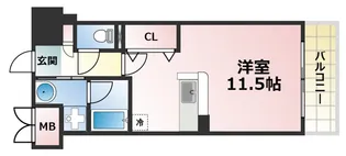 リブェール天城【1階】の間取り