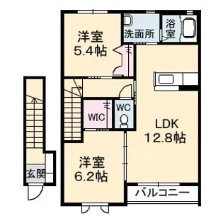 モンプレジール II棟【2階】の間取り