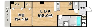 TNG塚本マンション【3階】の間取り