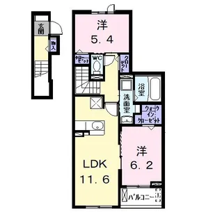 ファミール本郷【2階】の間取り