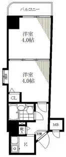 ライオンズマンション御徒町第五【10階】の間取り